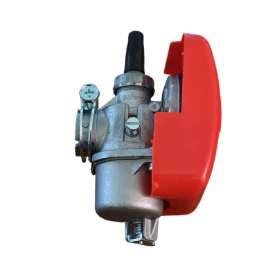 BoFeng 19mm Carburetor 66cc 80cc 100cc Red Air Filter 2 stroke Motorised Bike