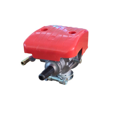 BoFeng 19mm Carburetor 66cc 80cc 100cc Red Air Filter 2 stroke Motorised Bike