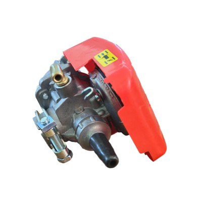 BoFeng 19mm Carburetor 66cc 80cc 100cc Red Air Filter 2 stroke Motorised Bike