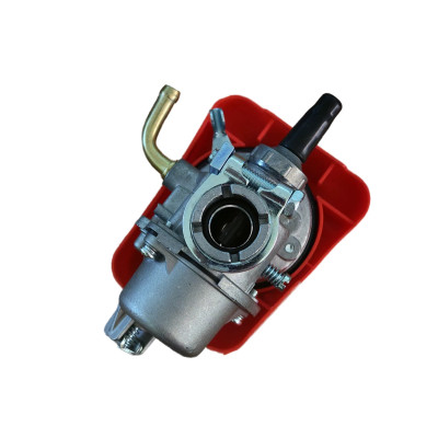 BoFeng 19mm Carburetor 66cc 80cc 100cc Red Air Filter 2 stroke Motorised Bike