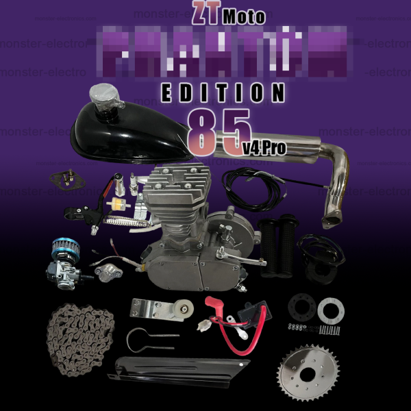 ZTMoto 85 for Phantom 85 V4 PRO - Complete 52mm Bore 2 Stroke Motorized Bicycle Engine