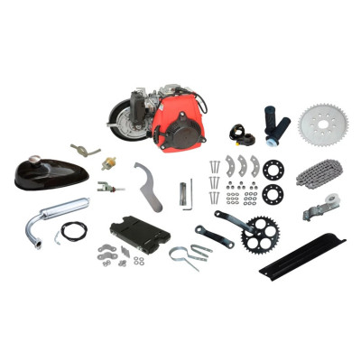 142f 49cc Belt Drive 4 Stroke - Complete Motorized Bicycle Engine Kit