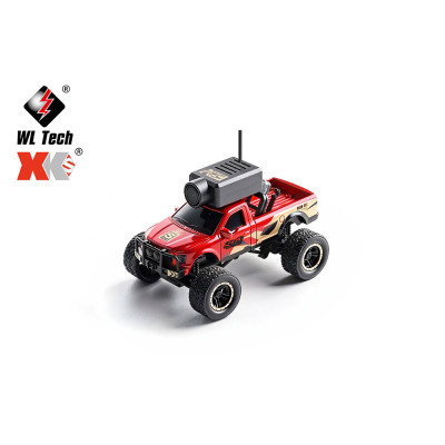 WLTOYS XKS 6407-C Rc Car 1/64 2.4Ghz Electric Remote Control 4WD Off-Road Camera Micro Bigfoot Truck
