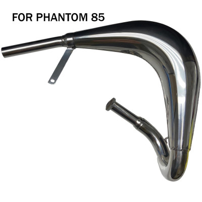 Zeda ZDX65 Expansion Chamber Pipe – High-Performance Exhaust for motorised bike