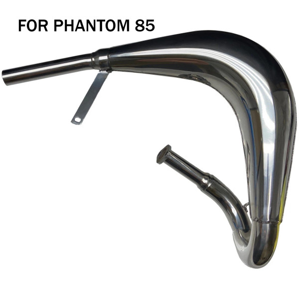 Zeda ZDX65 Expansion Chamber Pipe – High-Performance Exhaust for motorised bike