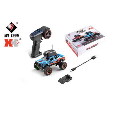 WLTOYS XKS 6407-C Rc Car 1/64 2.4Ghz Electric Remote Control 4WD Off-Road Camera Micro Bigfoot Truck