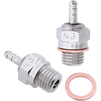 Nitro Glow Plug Car Engine For Truck Spark Medium Standard No.3 4 N3 N4 HSP Igniter