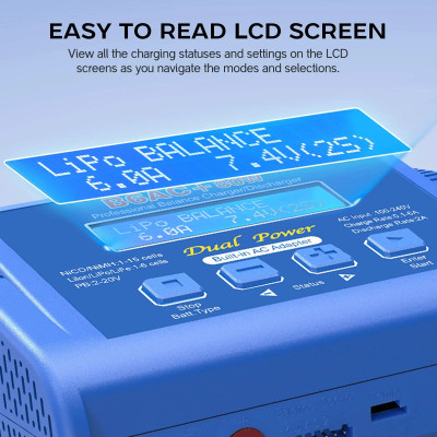 IMax B6AC+ 80W RC Lipo Lithium AU NiMh Digital Battery Balance Charger Discharge
