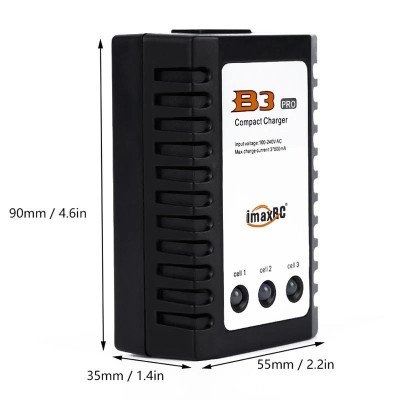 iMAX B3 Pro Compact Charger for 2S 3S 7.4V 11.1V Lipo Battery Balance Hobby RC