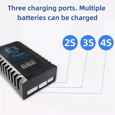 E3 Compact Charger for 2S 3S 4s 7.4V 11.1V 14.8V Lipo Battery Balance Hobby RC
