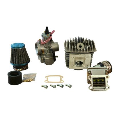 Zeda80 DIO Reed - Complete 47mm Bore 2 Stroke Motorized Bicycle Engine Kit 80cc