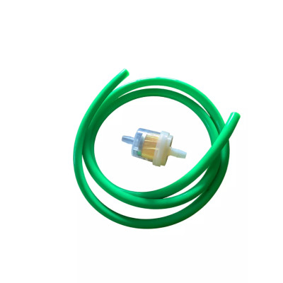 1m Colored Fuel Line with filter for Motorized Push Bike Dirt Quad Buggy