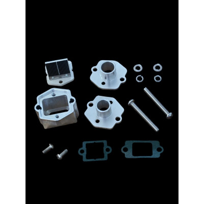 Zeda OZ reed valve 40mm with 19mm and 21mm intake manifold 2-Stroke Bike Engine