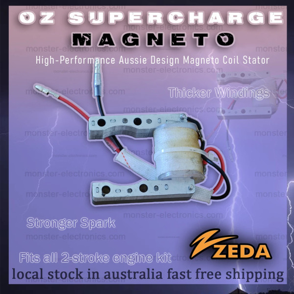 Zeda OZ Super Stator Magneto bike Coil for Motorized Motorised 66cc 80cc 100cc
