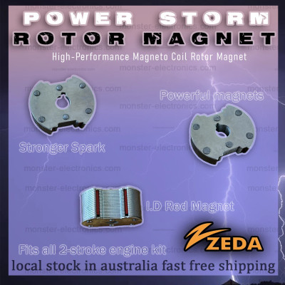 Zeda Power Storm - High Performance ignition rotor for Motorised bike 2 stroke