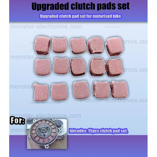Upgrade Clutch Pads Set 2 Stroke Motorized Push Bike Bicycle Engine