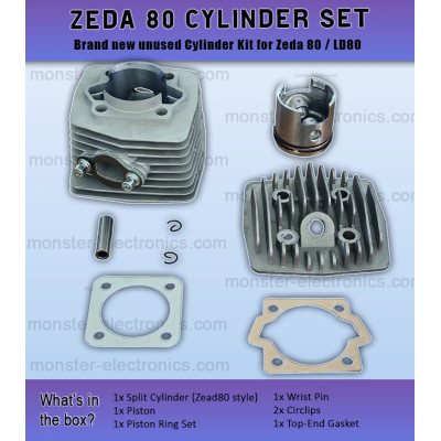 Zeda 80 Cylinder Kit – Replacement for 80cc 66cc Engine Motorised Motorized bike