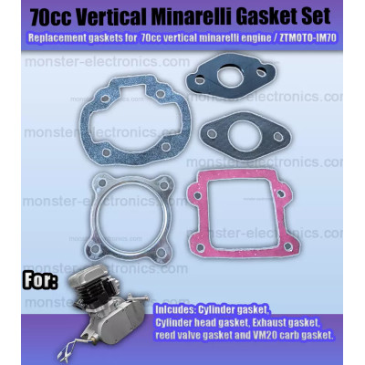 70cc Vertical Minarelli Gasket Set