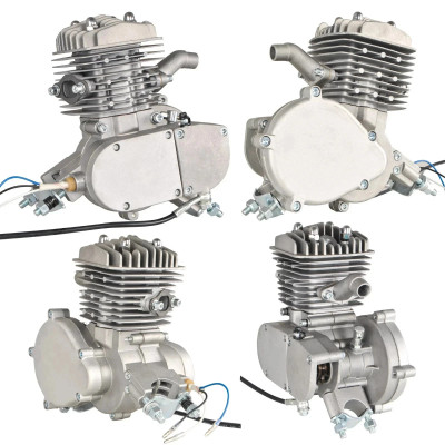 Complete 47mm Bore 2 Stroke Motorized Bicycle Hydraulic Clutch Engine Kit 80cc