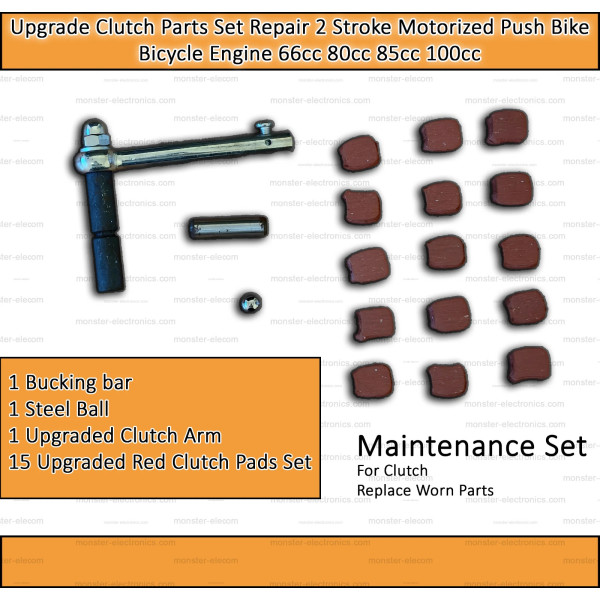 Upgrade Clutch Parts Set Repair 2 Stroke Motorized Push Bike Bicycle Engine