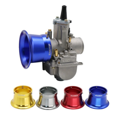 ZSDTRP SCL Motorcycle 50mm Velocity Stack Air Filter Cup Trumpet Funnel For PWK