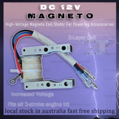 12v Magneto - 3 Wire Magneto Stator Coil for Motorised bike 2stroke