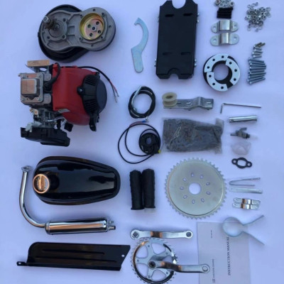142f 49cc Belt Drive 4 Stroke - Complete Motorized Bicycle Engine Kit