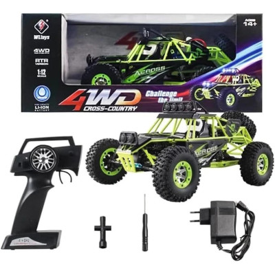 WLTOYS 12427 Rc Car 1/12 2.4Ghz Electric Remote Control 4WD Off-Road Buggy Truck